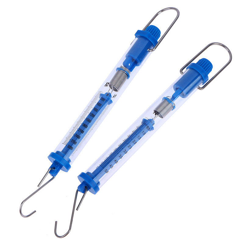 Meuctiffy Practical Newtons Spring Scale Tubular Dynamometer Plastic ...