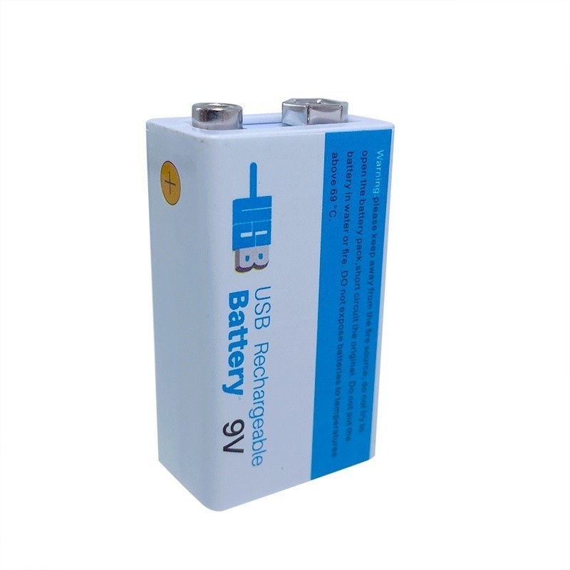 【COD】9V battery 6800mAh li-ion Rechargeable battery Micro USB Battery ...