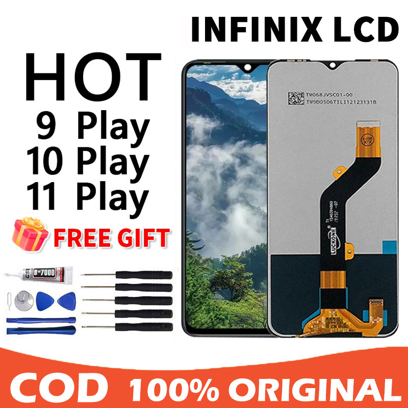LCD for INFINIX HOT 9 PLAY/ Hot 10 Play /Hot 11 Play 100% test set full ...
