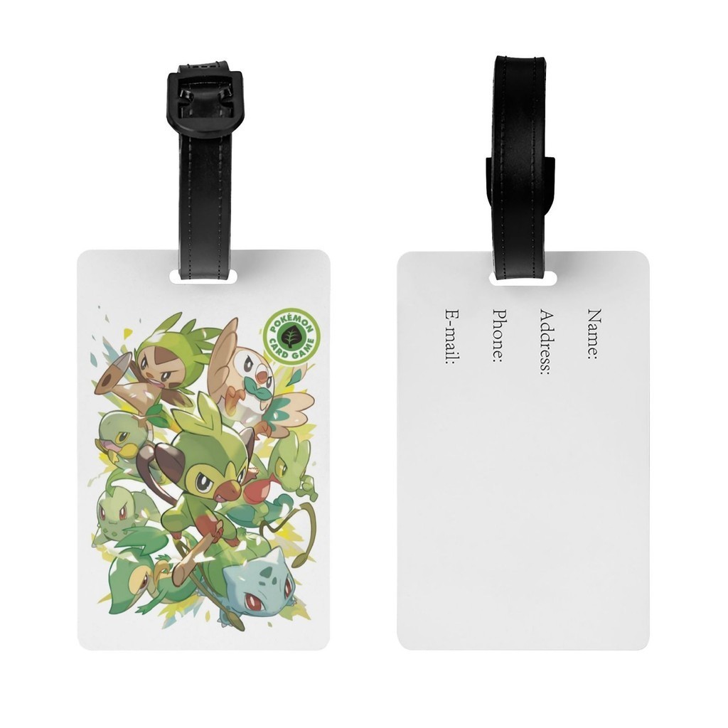 Pocket Monsters Pokémon Plastic Waterproof Luggage Tag Travel Suitcase ...