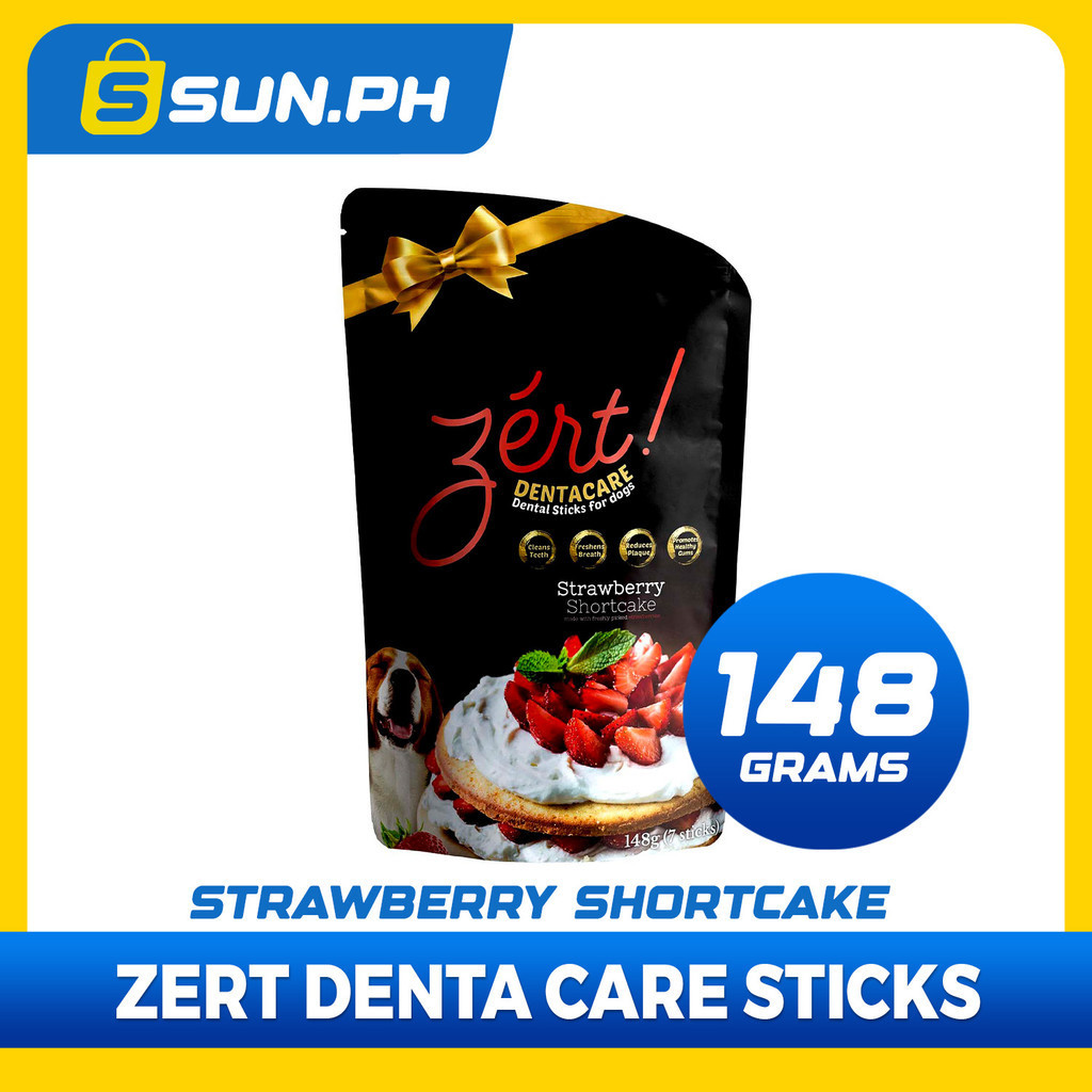Zert Dentacare Dental Stick for Dogs 148g (Strawberry Shortcake ...