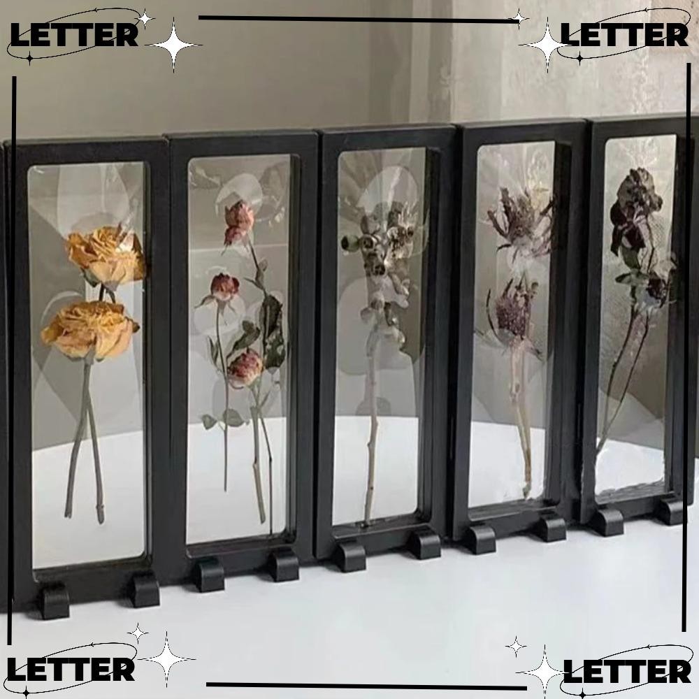 LET Frame Storage Box, Black White Transparent Picture Frame, Plastic ...