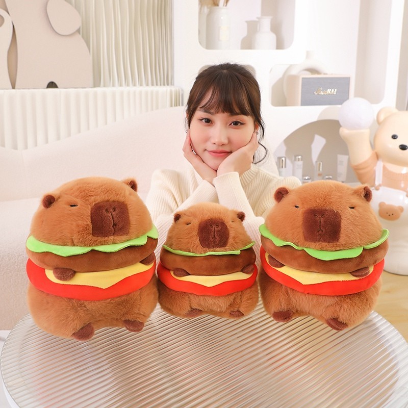 BCT 24 hour Shipping Capybara Plush Toy Cute Capybara Doll Hamburg Style Snot Bear Doll As A Birthday Gift for Children and A Girlfriend Gift Shopee Philippines