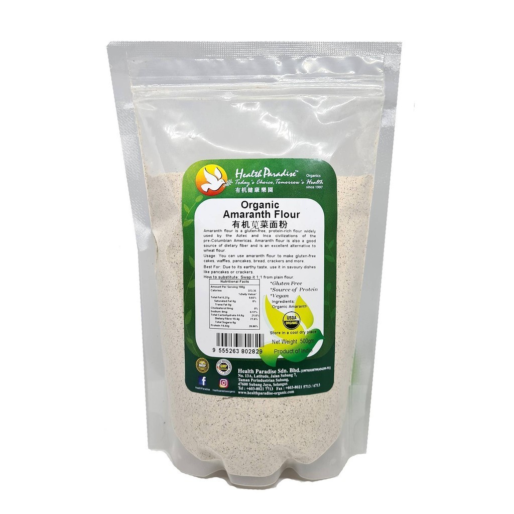 HEALTH PARADISE ORGANIC AMARANTH FLOUR 500G Shopee Philippines
