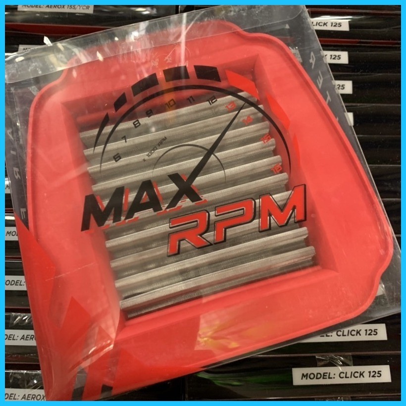 ஐ ☸ MAX RPM WASHABLE AIR FILTER STAINLESS NMAX V2/2020 | AEROX | CLICK ...
