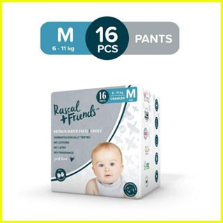 RASCAL + FRIENDS Pants Jumbo Pack MEDIUM (6-11 kgs) - 58 pcs x 1 (58pcs) -  Diaper Pants