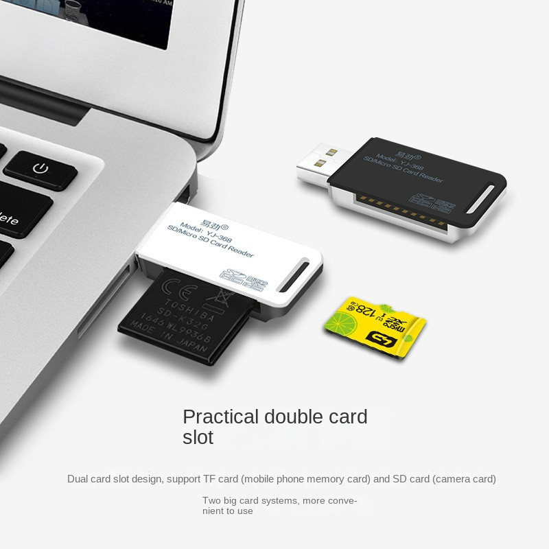 Mobile TF Camera SLR SD XC Memory Card Holder Micro SD 2in1 Card