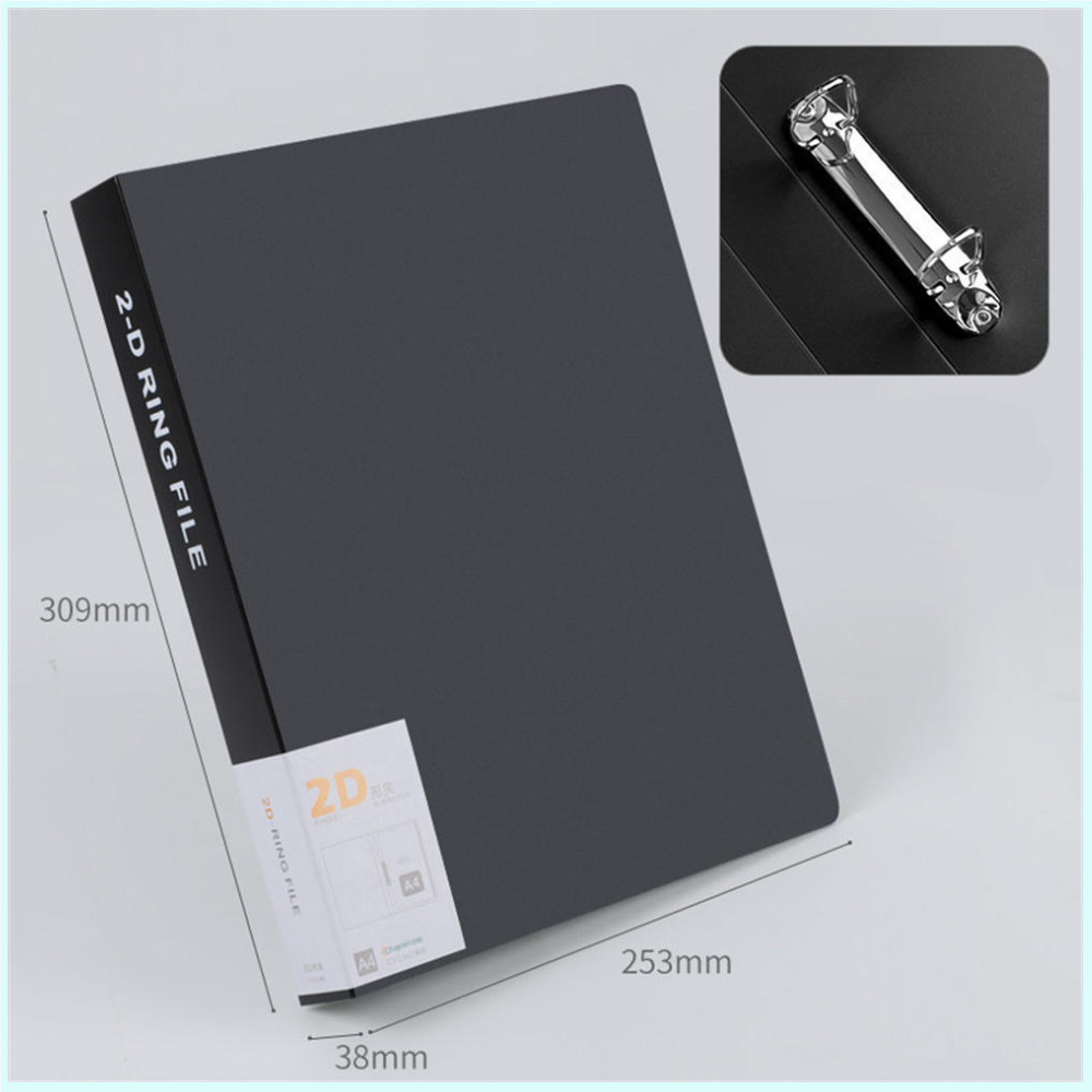 A4 Binder D-Type Punch Folder Office Storage File Ring Waterproof Test ...