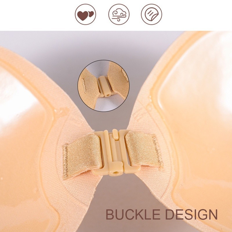 Magic Push Up bra Cleavage Strapless Silicon invisible Bras Female ...