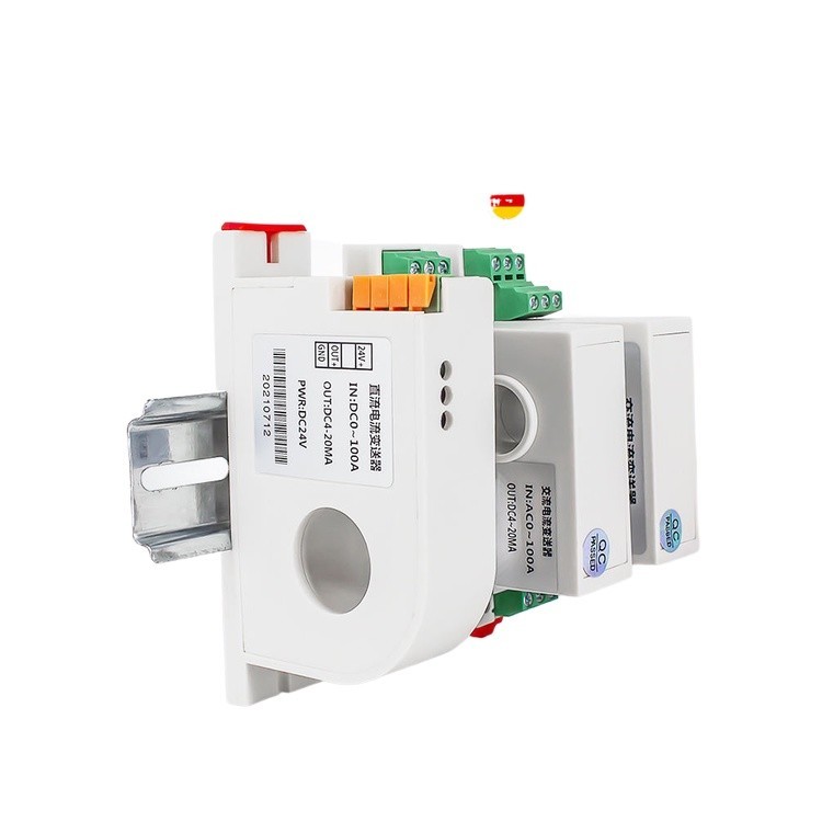 Current Transmitter AC DC Voltage Transformer Hall Sensor 220V/4-20mA0 ...