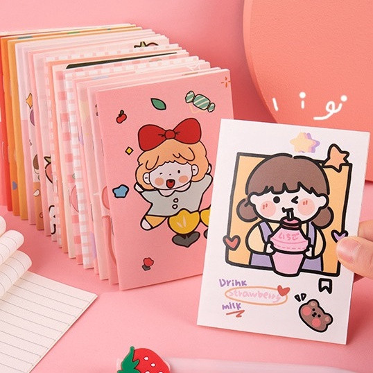 Cartoon Notebook Mini Notepad Pocket Small Book Portable Book Diary ...