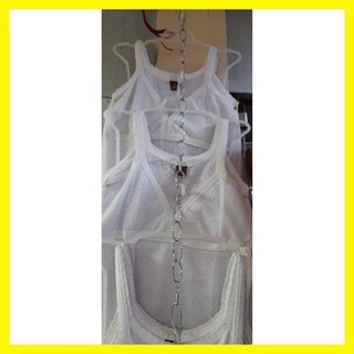 Sando Bra White Cotton - 6 pcs