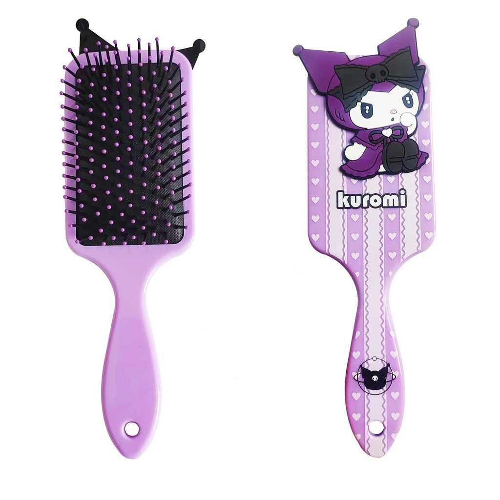 Kuromi Cartoon Hair Brush, Kawaii Hair Brushes for Women and Girl, For ...