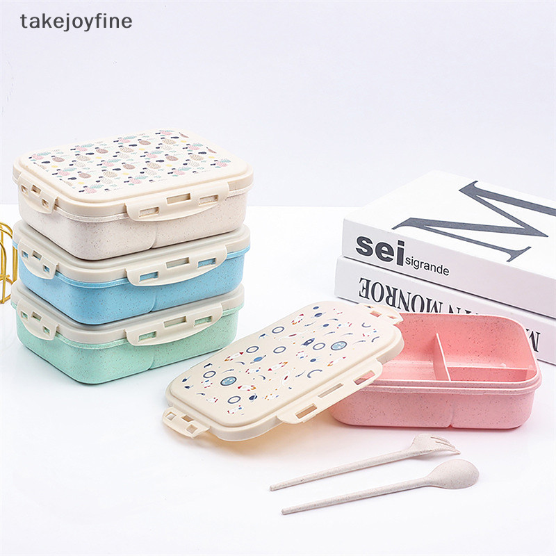 TFPH Three Compartments Sealed Lunch Box Microwave Dinnerware Food ...