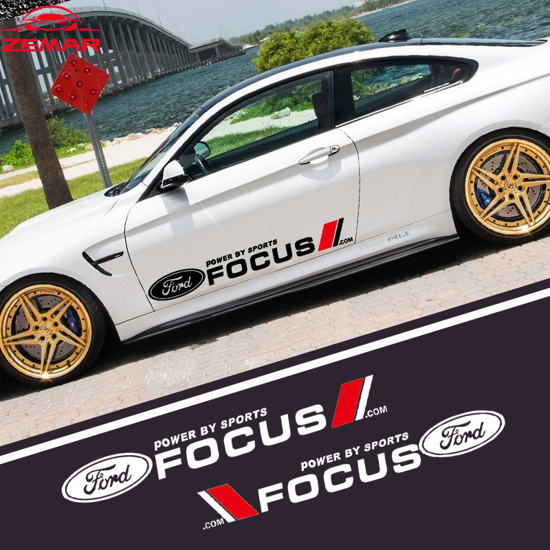 Ford Car Waterproof Stickers Auto Door Side Body Decor Decals Anti ...
