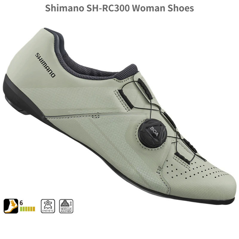 New shimano SH RC3 RC300 Women Road Shoes Vent Carbon Road Shoes SH-RC3  Road Lock shoes RC3 cycling shoes
