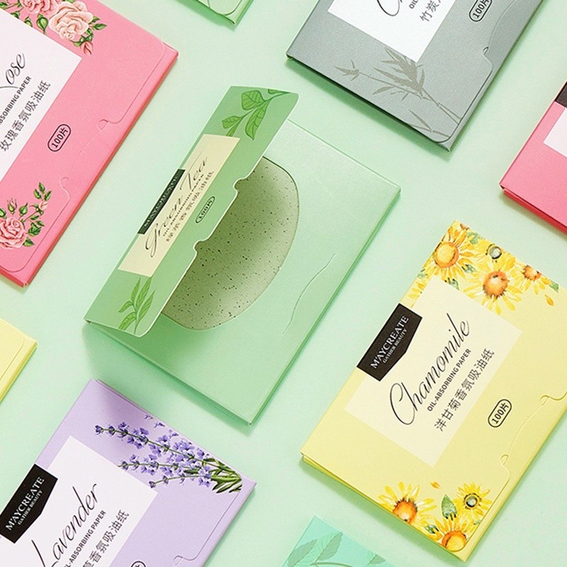 400 Blatt Oil Blotting Tissues – ölabsorbierende Papiertücher, Mit Natürlichem Duft, Für Fettige Haut & Unterwegs