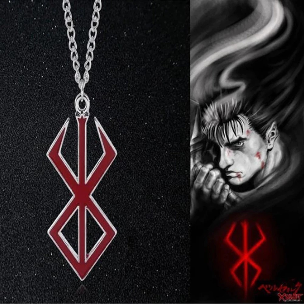 Berserk Necklace Hot Anime Metal Keychain Alloy Pendant Fashion