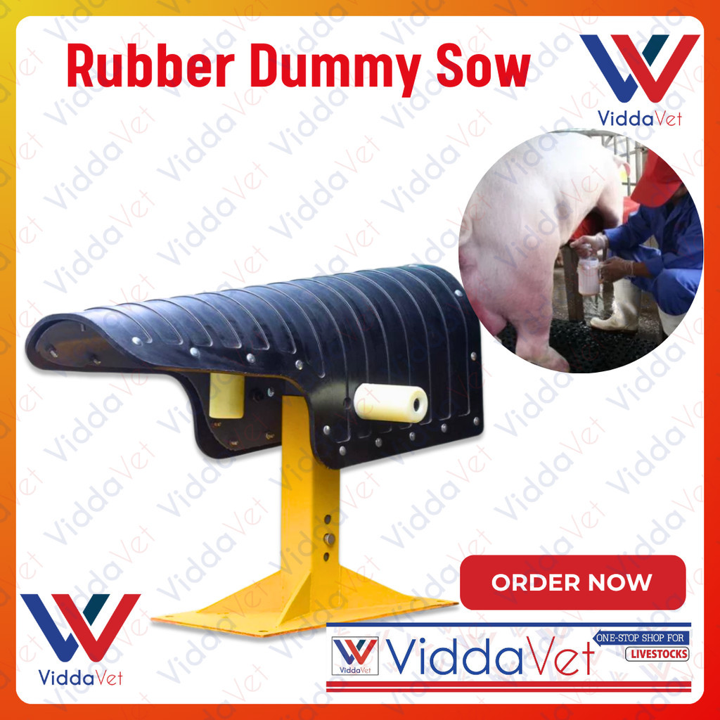 Viddavet Rubber Dummy sow for pig boar animal artificial insemination ...