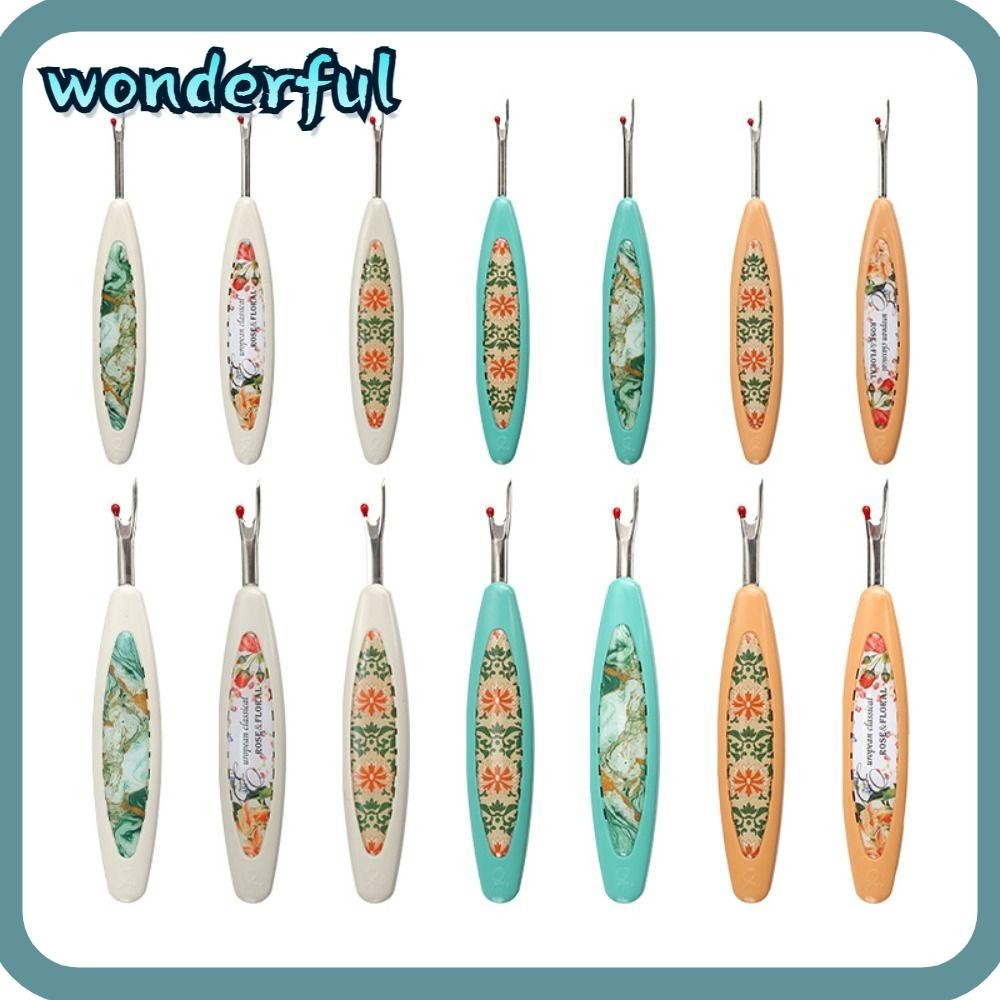 WONDER 2Pcs Stitch Remover, Needlework CrossStitch Seam Ripper