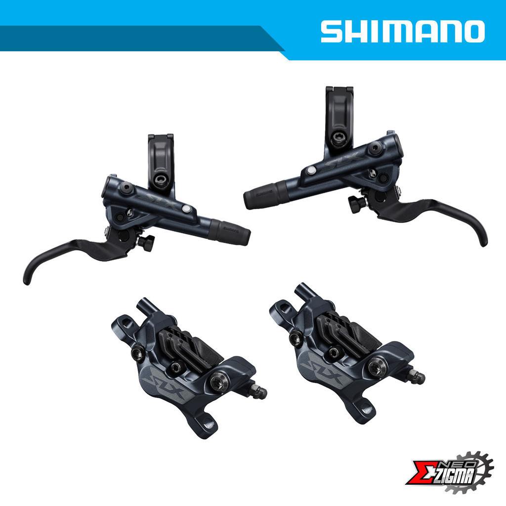 Disc Brake Assembly MTB SHIMANO SLX BR M7120 BL M7100 4 Piston J kit Hydraulic Metal Pad F R Shopee Philippines