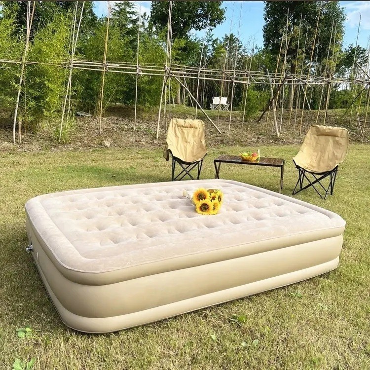 Automatic Mattress Bed Inflatable with 2 Pillows Air Pump Repair Kit ...