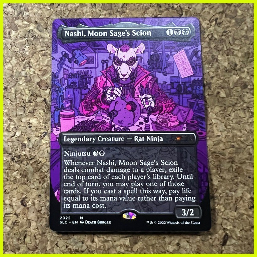 MTG NASHI, MOON SAGES SCION (RAT NINJA) KAMIGAWA NEON DYNASTY (BLACK ...