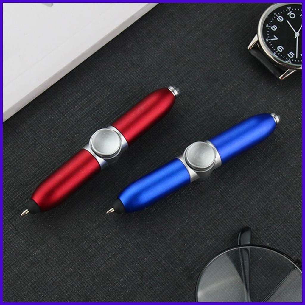 Fidget Spinning Pen Fidget Spin Ballpoint Pen with Light Fidget Spin ...