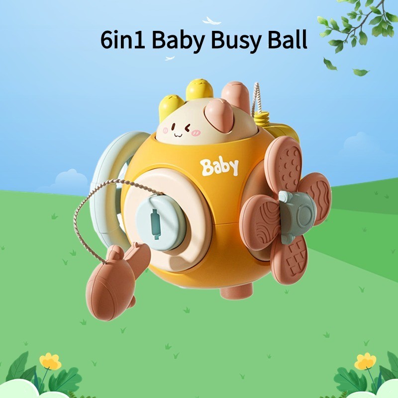 Early Education Busy Cube Sensoriel – Jouet éducatif 2 Ans+, Motricité Fine, Couleurs Vives, Cube D'activités Portable