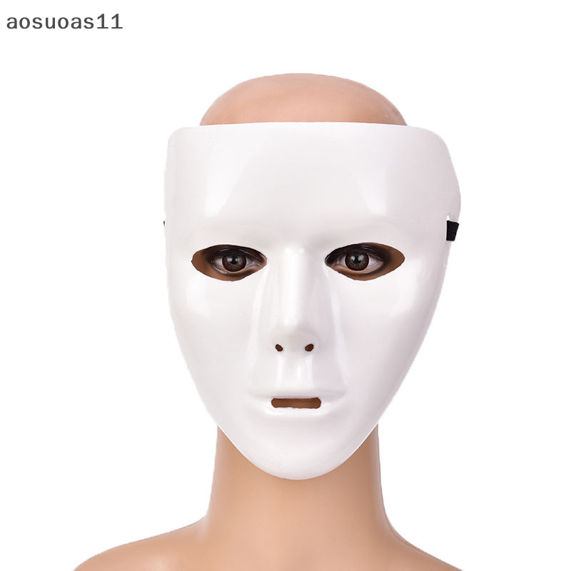 ao Unisex Plastic Scary Mask Masquerade Party Ghost Theater Prop Dance ...