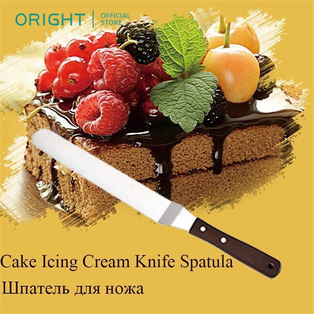Oright Stainless Steel Cake Offset Spatula Cream Icing Frosting and ...