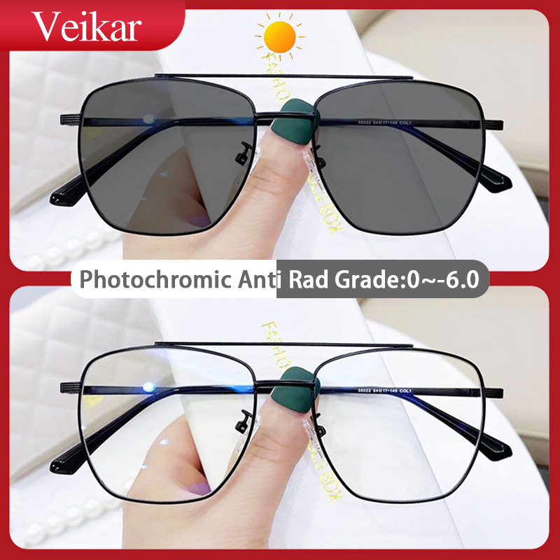 Photochromic Anti Radiation Graded Eyeglass For Women Men Eyeglasses ...