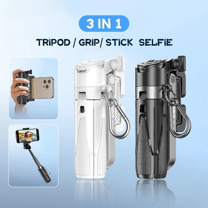 COD P15 Selfie Stick Mini Extendable Phone Grip Tripod With Bluetooth  Remote Shooting Vlog Video