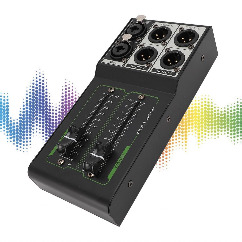 Bamaxis Zunate Passive Volume Controller All Metal Speaker 1 in 2 Out ...
