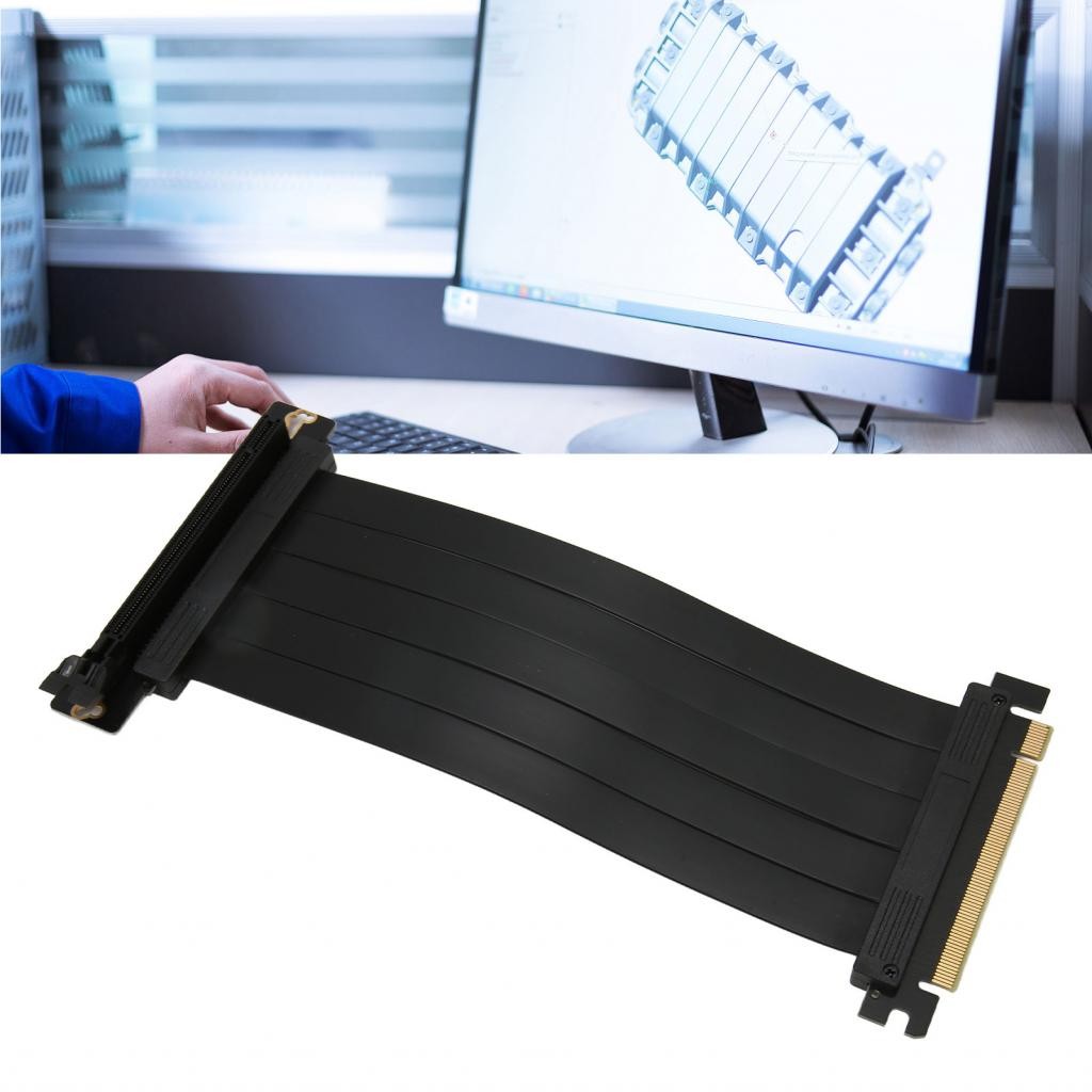 Buybybuy Graphics Card GPU Vertical 90 Degrees High Speed PCIE 3.0 X16 ...