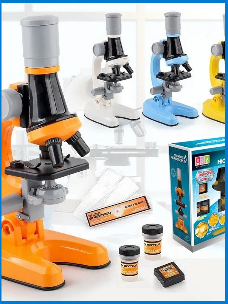 Zoom Children Microscope Biology Lab LED 1200x School Science ...