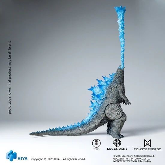 Hiya [Genuine] Haiya Hiya Godzilla Thermal Ray Blue Transparent Version ...