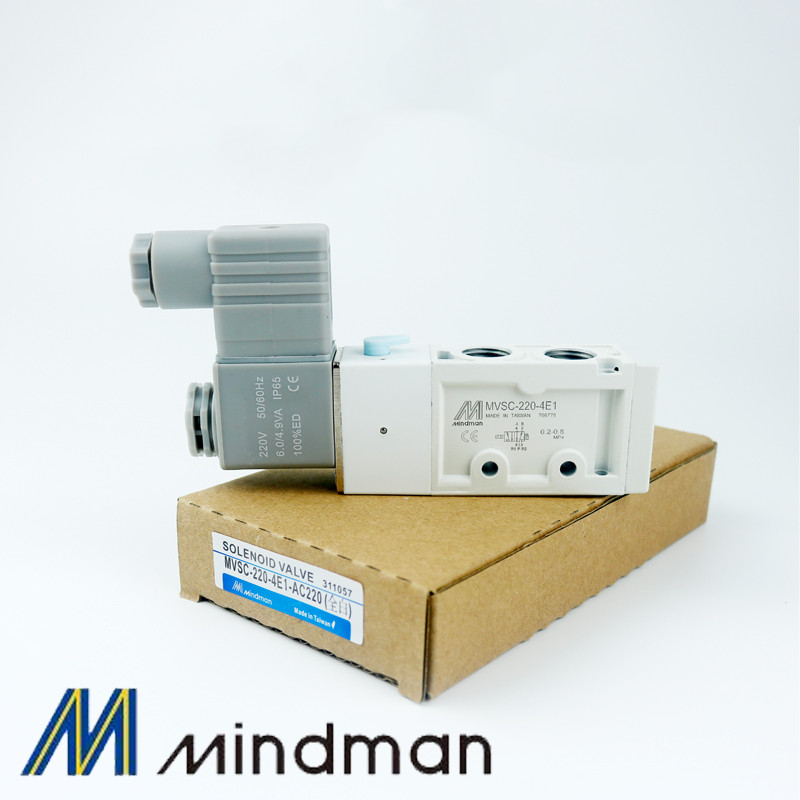 Mindman Solenoid Valve MVSC-220/300/460/260-4E1/4E2/4E2C Pneumatic ...