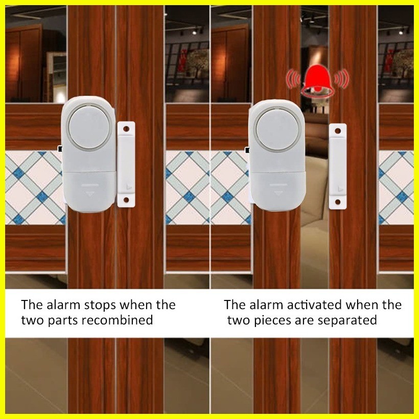 ⊙ ⚽︎ ♂ Wireless Door And Window Entry Alarm Intelligent Sensor Burglar