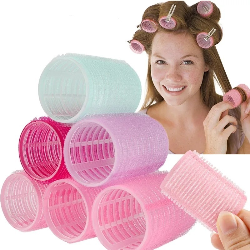 SelfGrip Hair Rollers Heatless Hair Curler DIY Styling Tools Hair