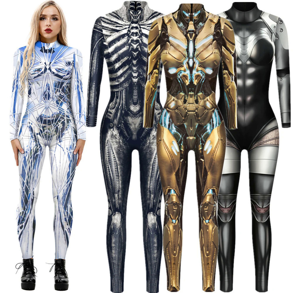 Robot Costume Jumpsuit for Women main image 0