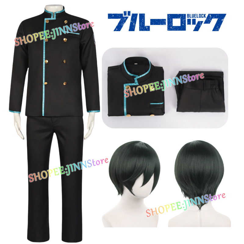 JINN Anime BLUE LOCK Rin Itoshi Cosplay Costume Anime Party Role
