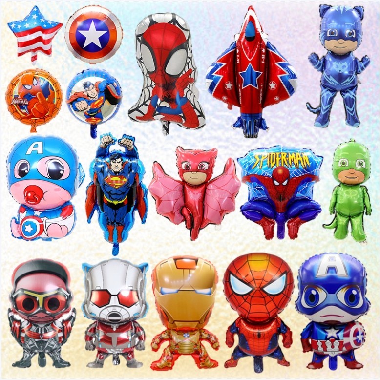 [Avengers Balloon]Spider-Man Balloon Marvel Balloon Cartoon Balloon ...