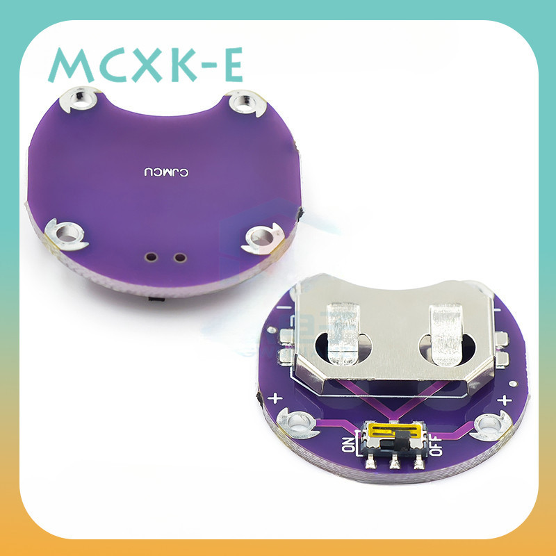 Mcxk-e LilyPad Coin Cell Battery Storage CR2032 Battery Holder Module ...
