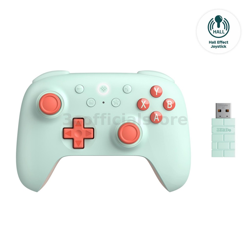 8BitDo Ultimate C 2.4G Purple Wireless Controller Compatible with Windows, Android & Raspberry