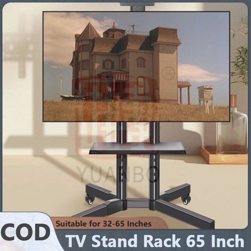 TV Stand Rack 65 Inch Removable TV Monitor Stand Adjustable TV Bracket ...