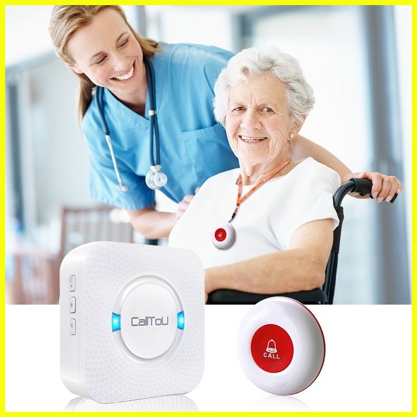 Local Delivery]CallToU Caregiver Pager SOS Wireless Emergency Pager ...