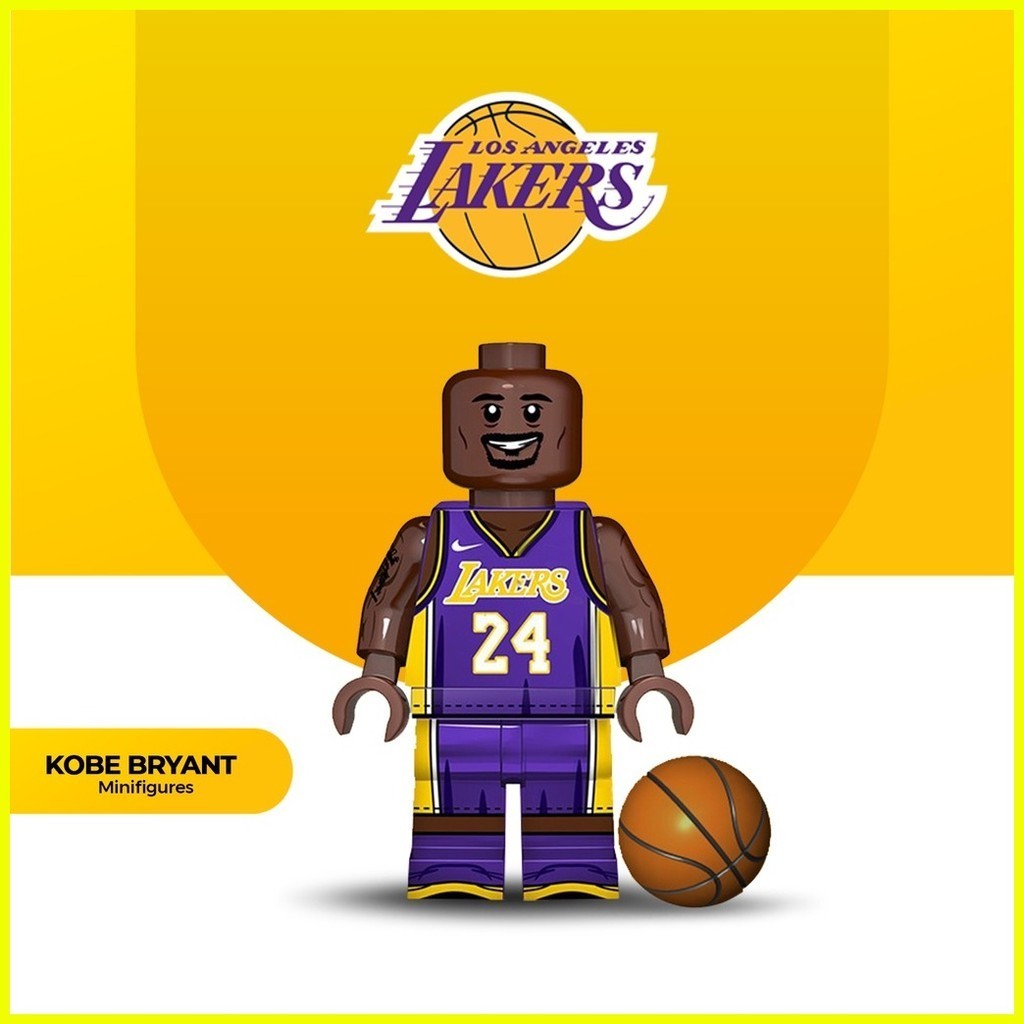 ♞SP Kobe Bryant LA Lakers Minifigures Building Block Toys | Shopee ...