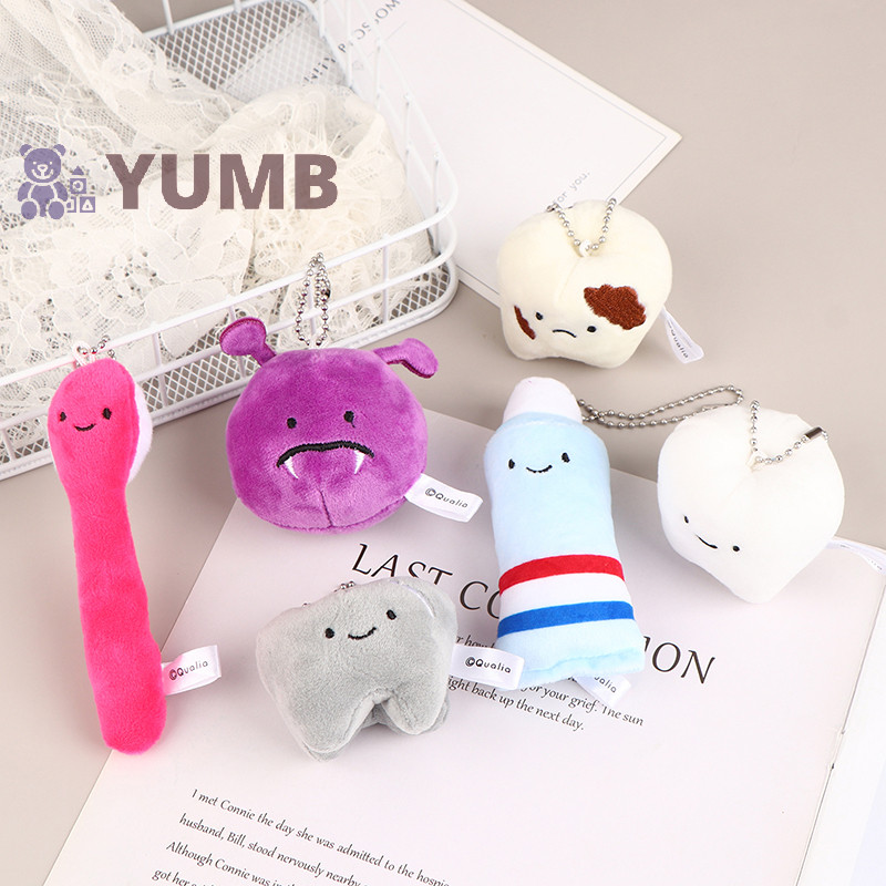 YUMB Cute Fun Plush Doll Toy Cartoon Stuffed Tooth Toothpaste