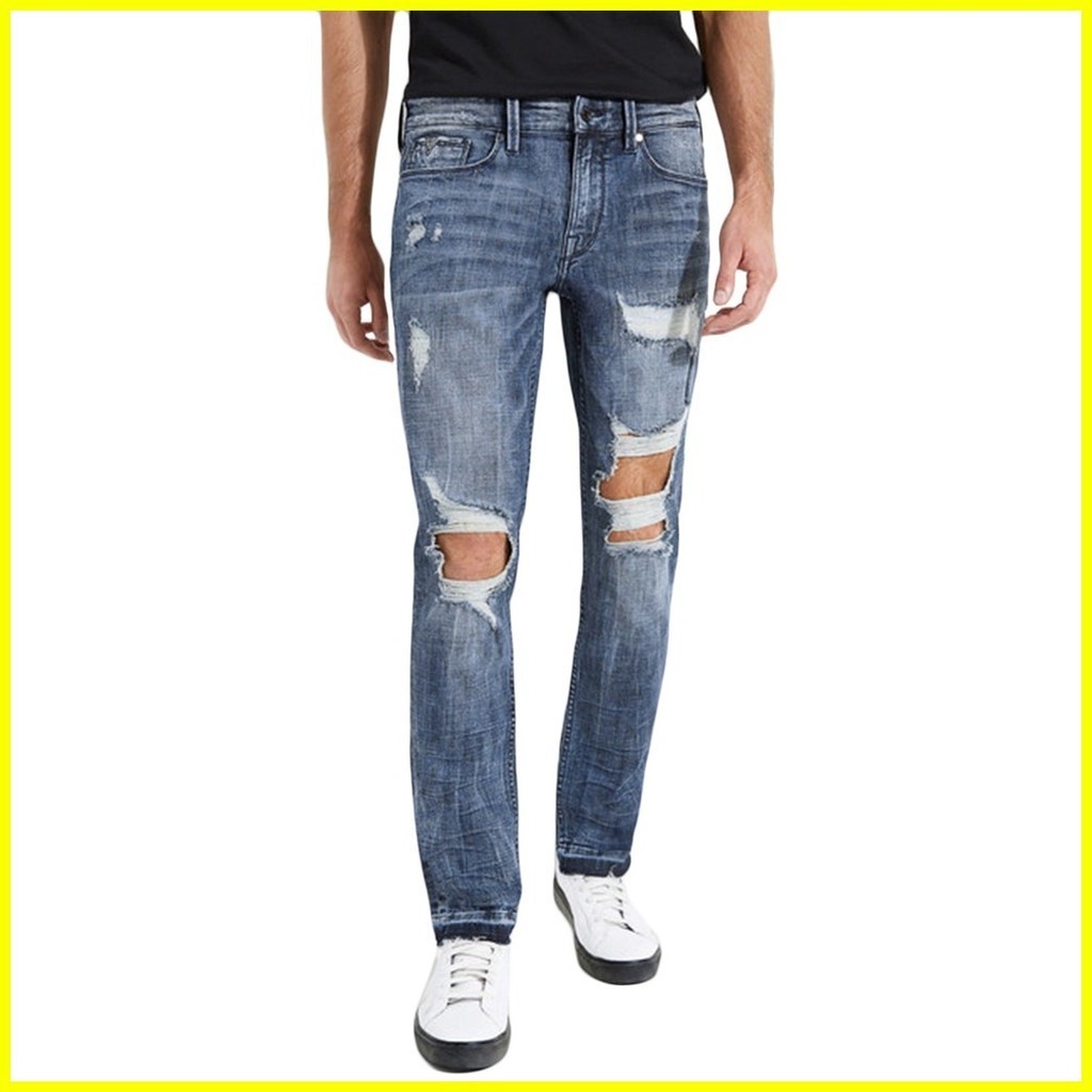 ♟ ☸ ∈ GUESS Slim Straight Fit Jeans | Shopee Philippines